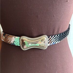 Day-Lor Vintage Stretch Belt-70s/80s-Small